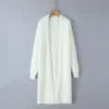 TAOP&ZA 2025 Autumn New Fashion Versatile Loose Buttonless Slim Temperament Long Knitted Cardigan 25077