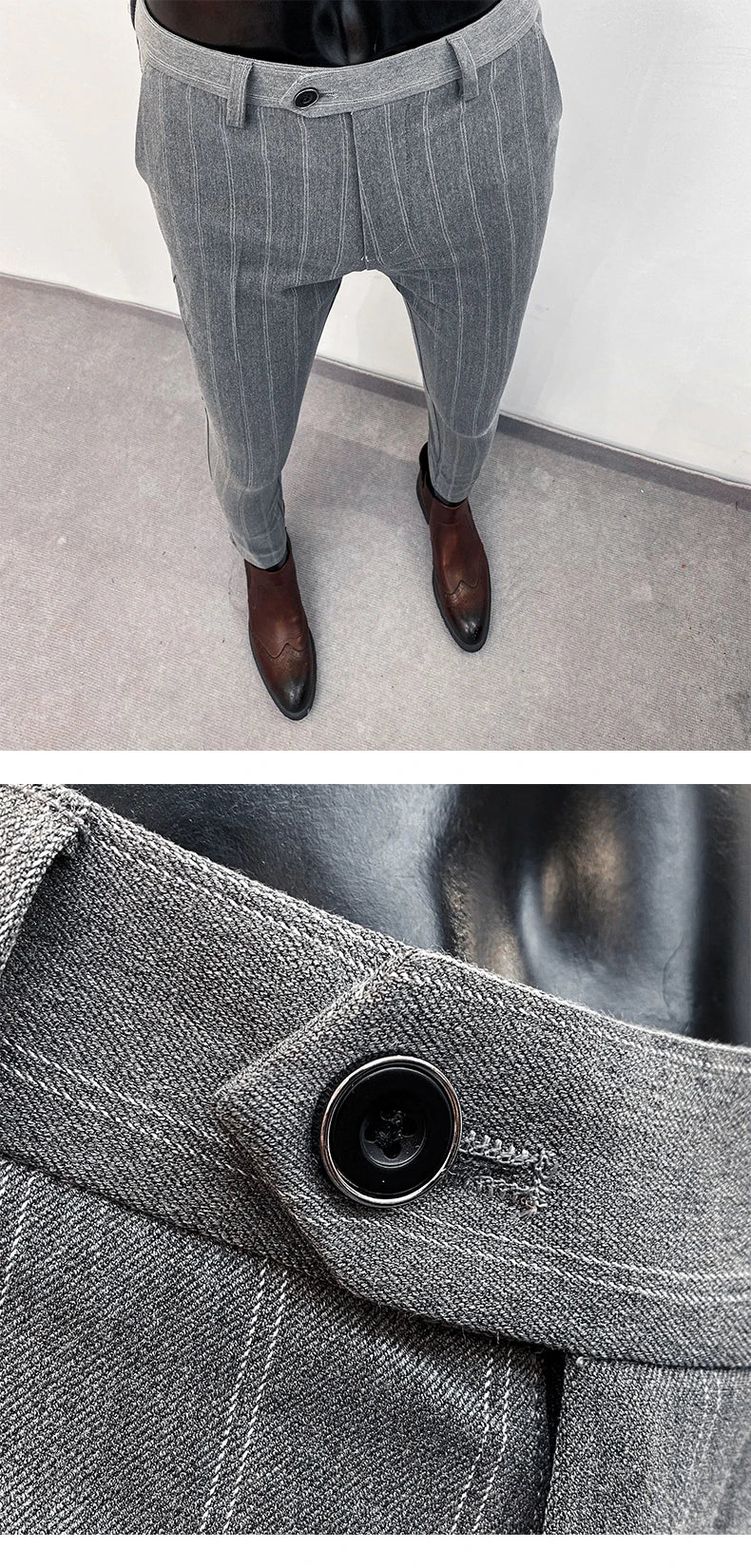 Men Suit Pants Formal Trousers