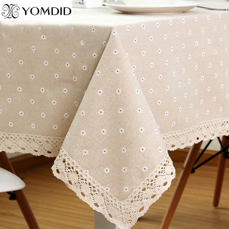 Daisy Flower Tablecloth