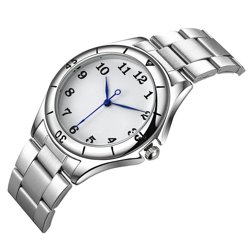 Custom Logo Watch Photo Print Face Wristwatch