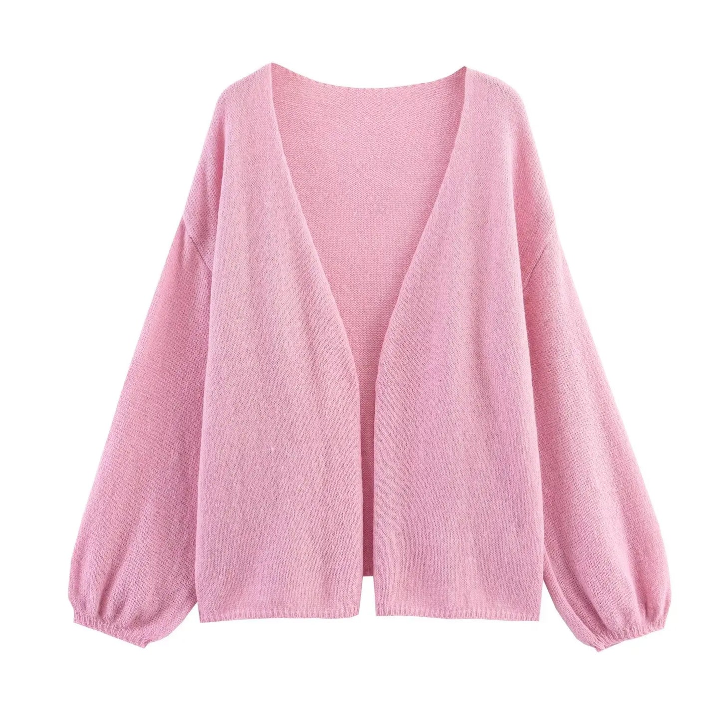 Women  New Summer Fashion Embroidered Knitted Cardigan Sweater Vintage Long Sleeve All-match Female Outerwear Tops