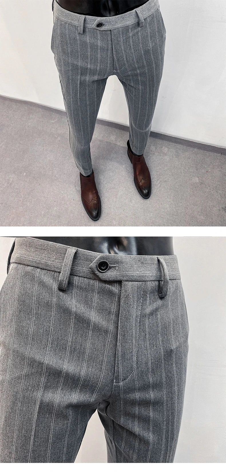 Men Suit Pants Formal Trousers