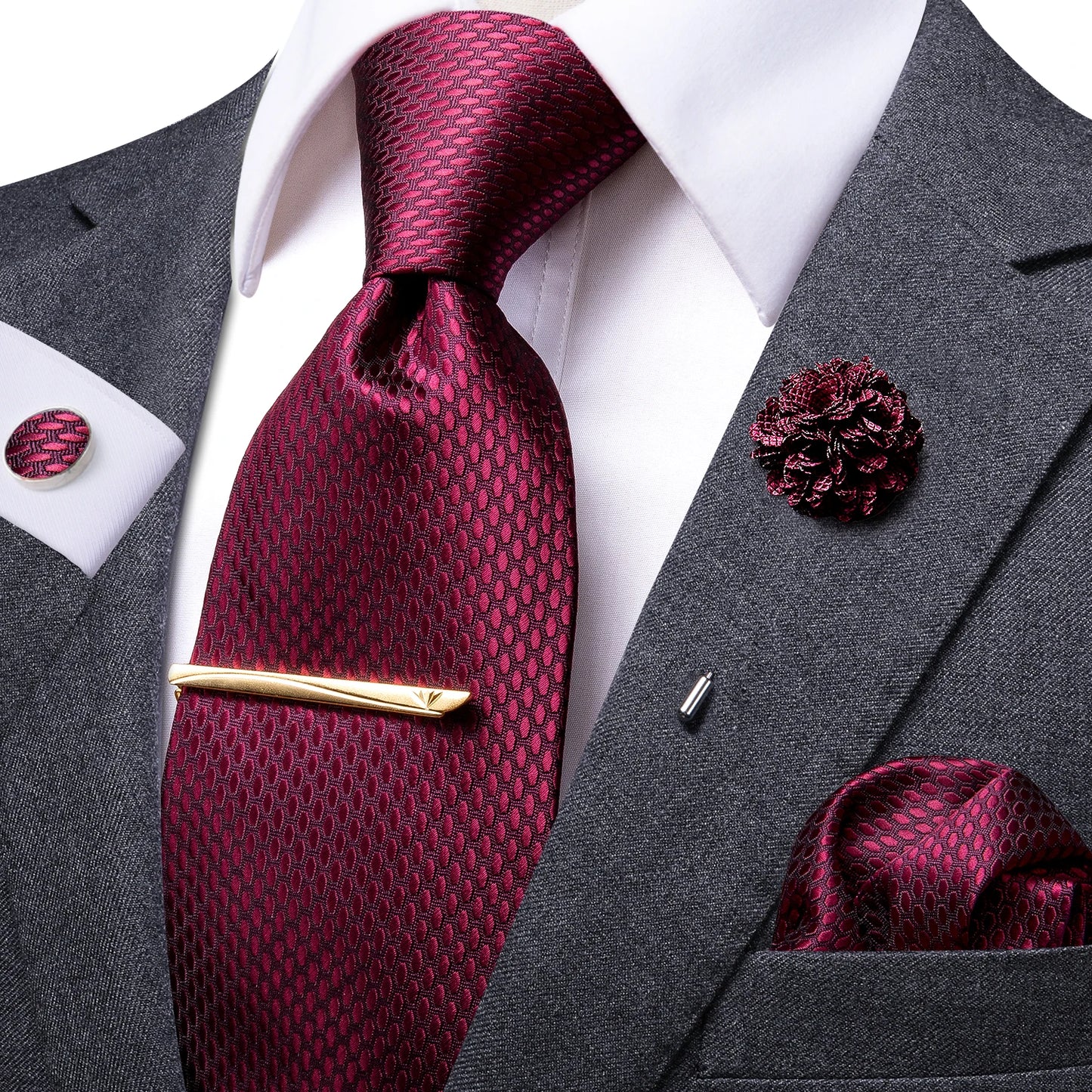 Hi-Tie Yellow Brown Paisley Tie