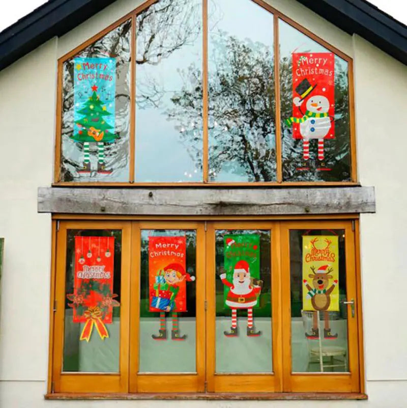Christmas Hanging Flag Merry Christmas Decoration
