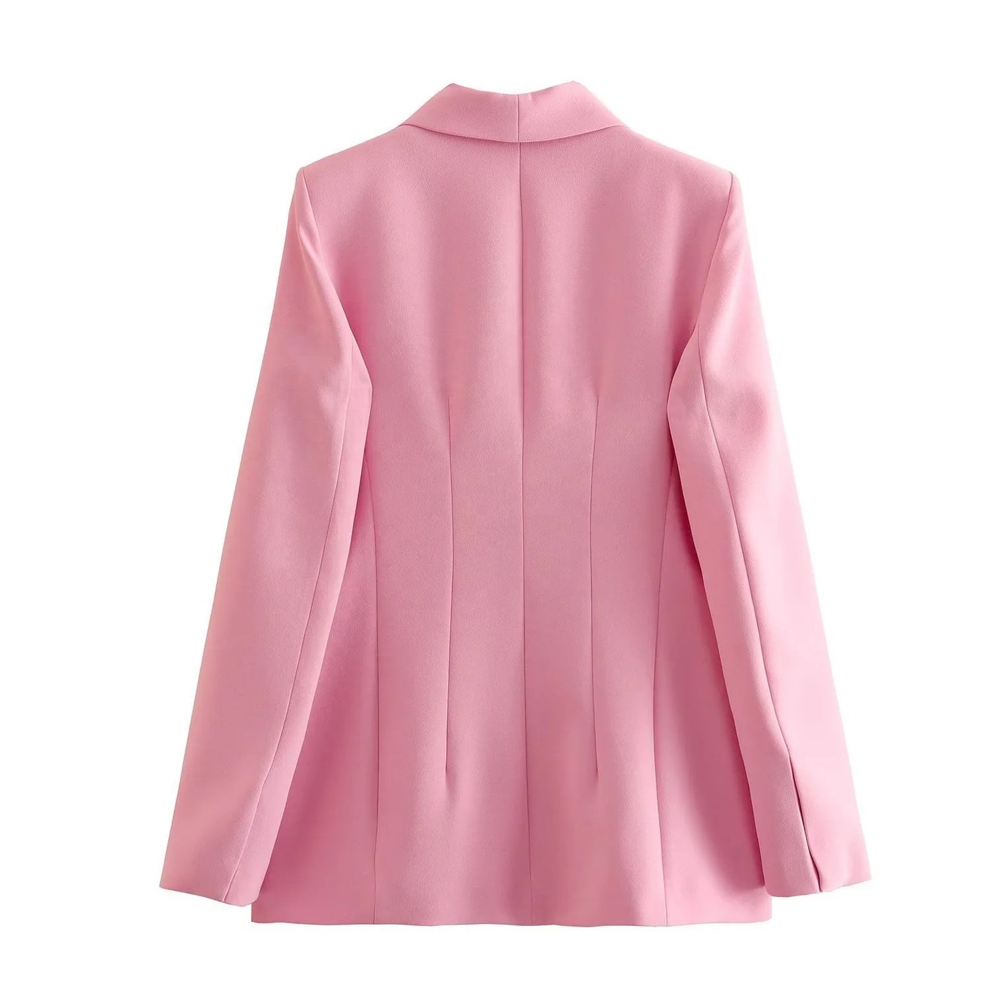 OUDINA  Fashion Elegant Single Button Loose Women Suits Jackets Two Piece Suit