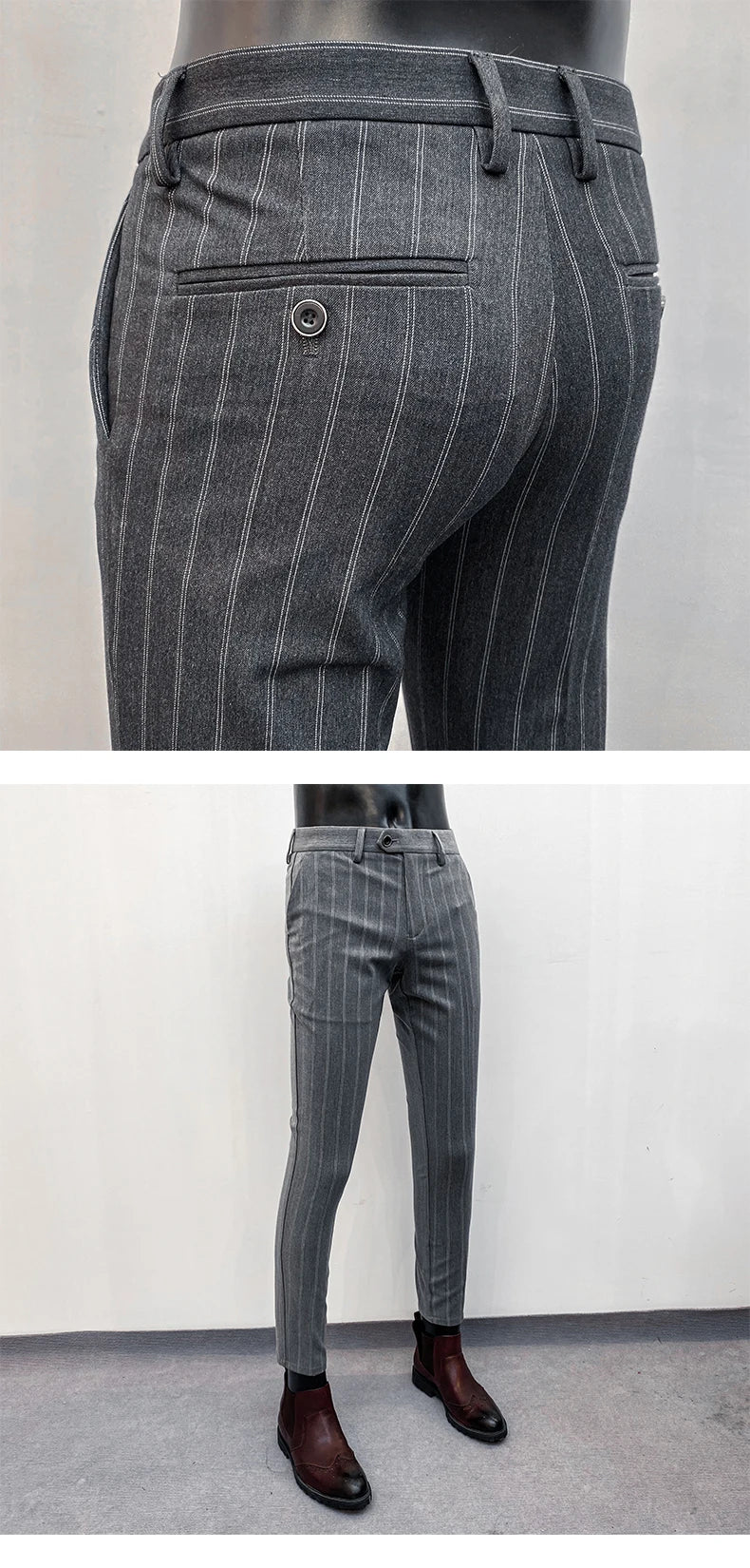 Men Suit Pants Formal Trousers