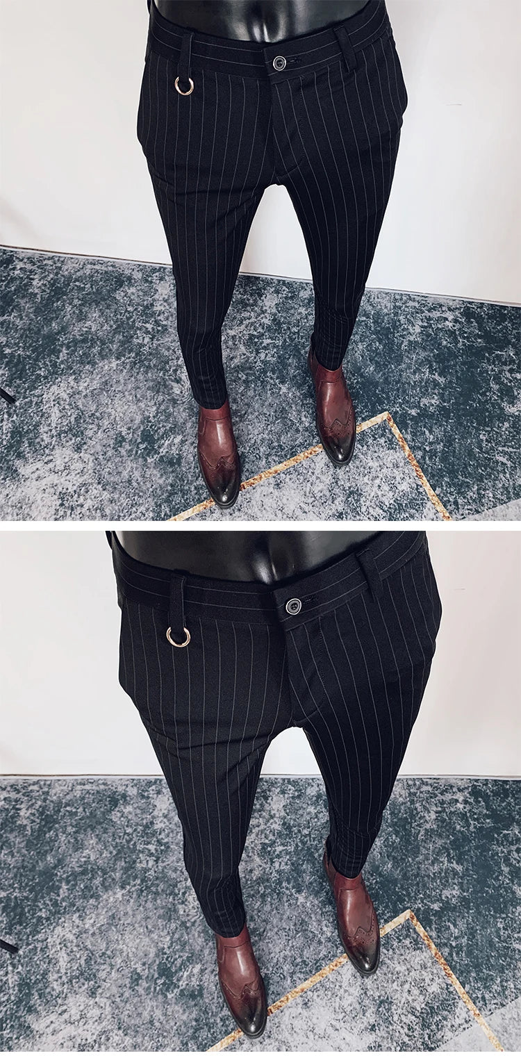 Men Suit Pants Formal Trousers