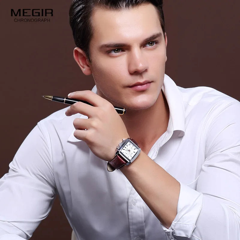 military chronograph quartz watch