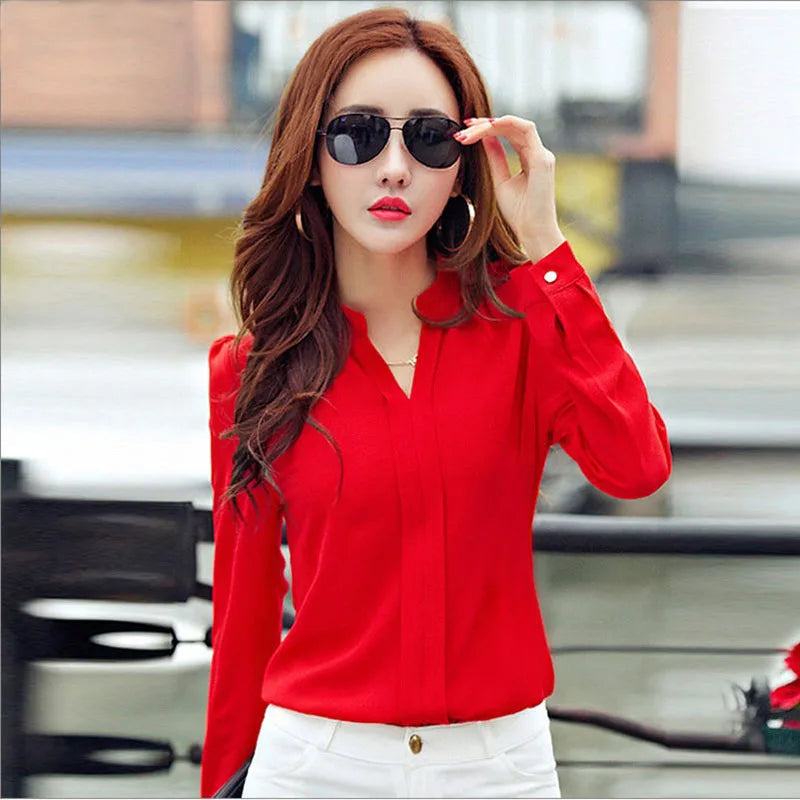 Long Sleeve Shirt Women Autumn Clothing Fashion