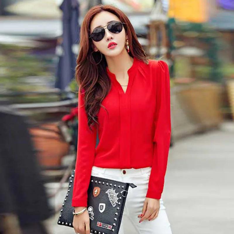 Long Sleeve Shirt Women Autumn Clothing Fashion