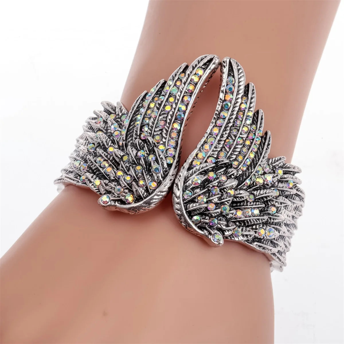 Angel Wing Bangle Bracelet