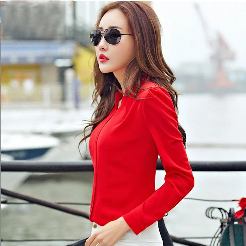 Long Sleeve Shirt Women Autumn Clothing Fashion
