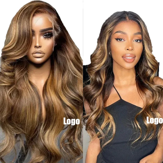 14inches Front Lace Gradient Wig Long Curly Big Wave Europe, America and Africa Popular Wholesale Spot
