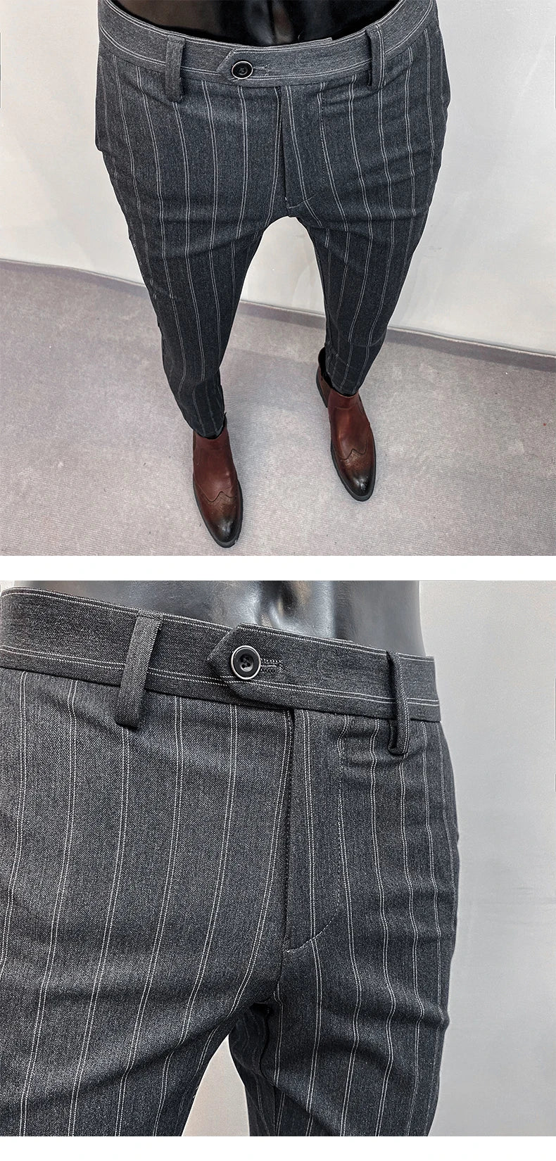 Men Suit Pants Formal Trousers