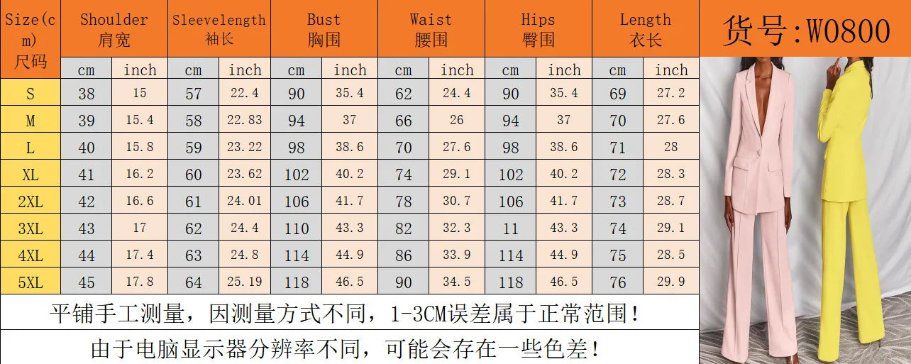 2025 European American Fashion Women's Elegant Blazer Suit Set Cross-Border Spring Autumn Slim Lapel Cardigan Button Decoration