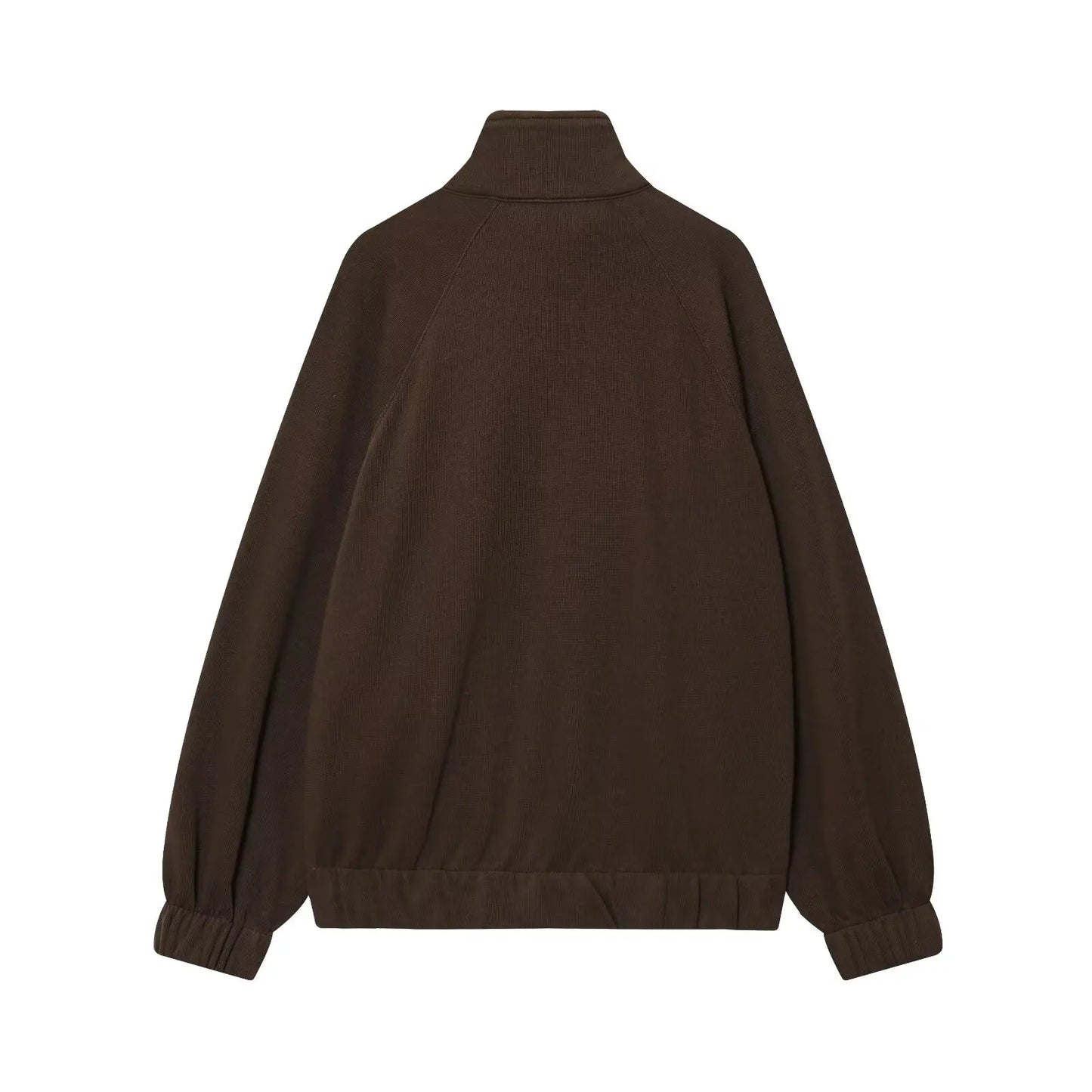 2-piece suit leisure and fashion zipper long sleeve coat+retro ladies' straight pants suit.