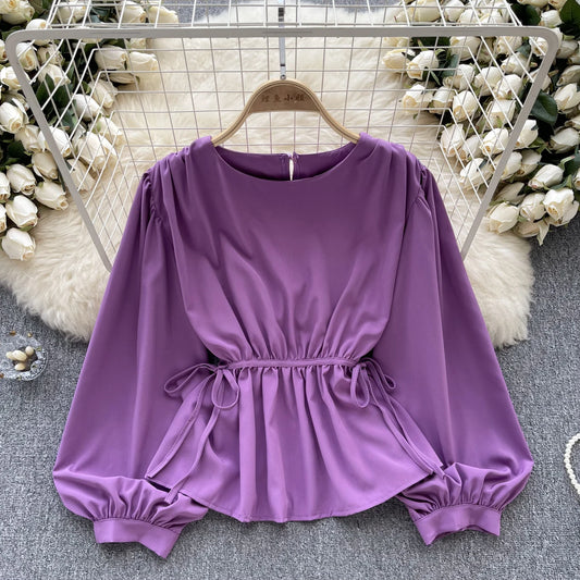 Autumn Full Sleeve Casual Blouses Women Shirts Ladies Party Tops Clothes Women