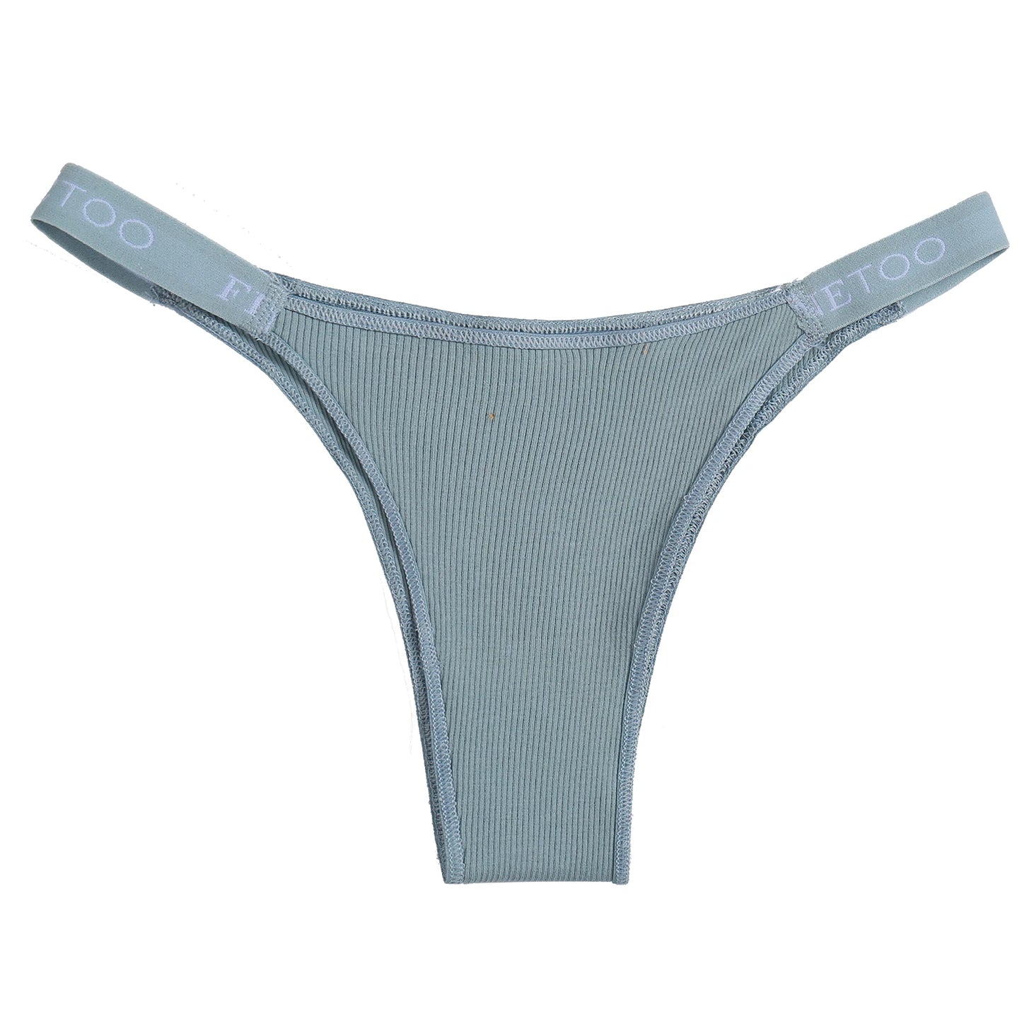 5PCS/Set Sexy Lingerie Women Cotton Panties Finetoo Letter