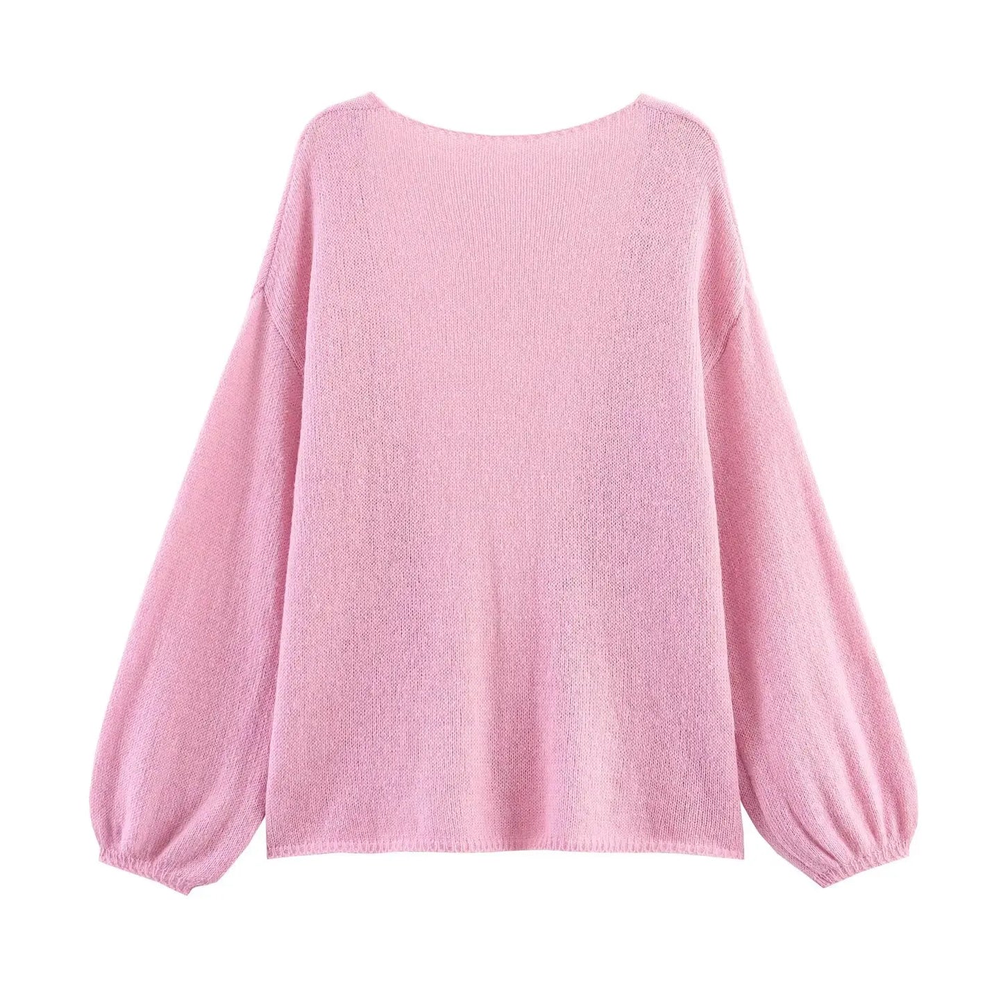 Women  New Summer Fashion Embroidered Knitted Cardigan Sweater Vintage Long Sleeve All-match Female Outerwear Tops