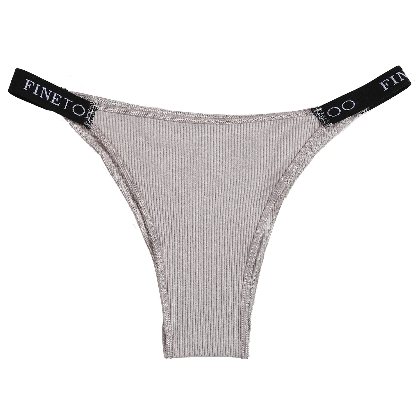 5PCS/Set Sexy Lingerie Women Cotton Panties Finetoo Letter