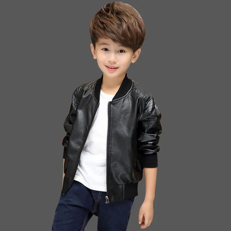 Boys Leather Jacket For Kids