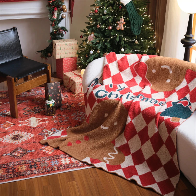 OEKO-TEX 2024 Factory New Christmas Wish Supper Soft Warm Joyous Breathable 100% Polyester Throw Blanket JBXY