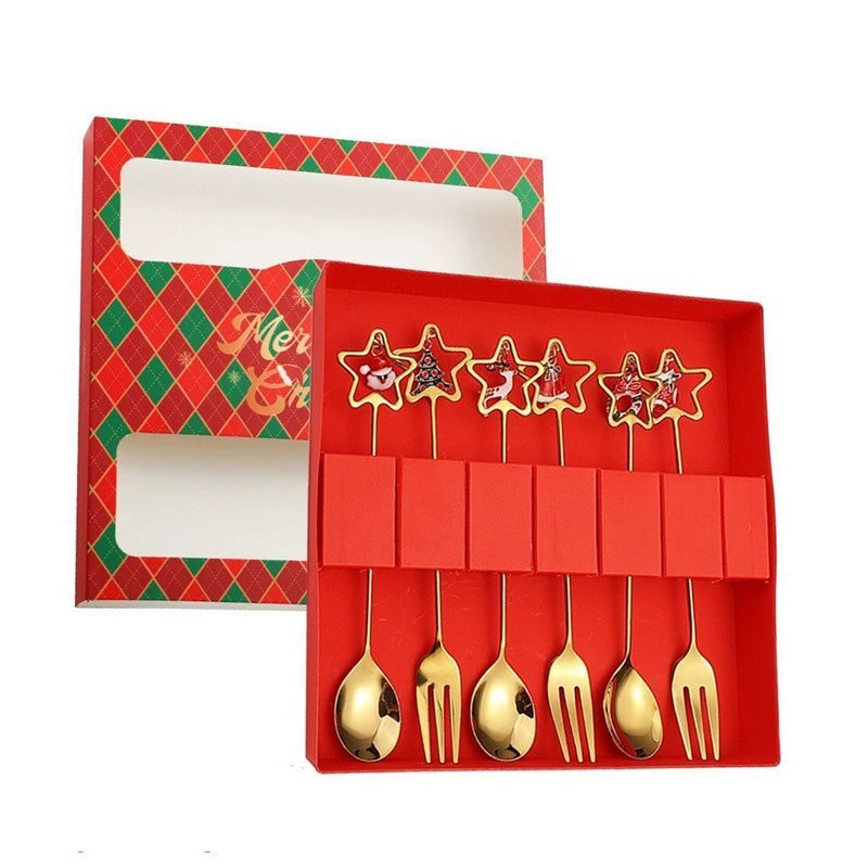 Stainless Steel Coffee Stir Spoon Christmas Gift