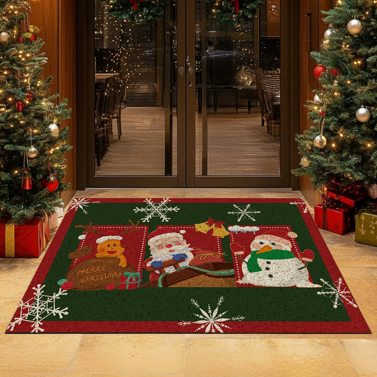 Christmas Decorations  Carpet Mat