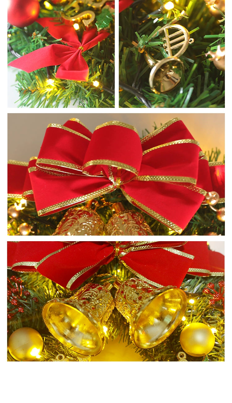 Christmas Wreath 30cm40/50/60cm Christmas Decorations Christmas Door Hanging Christmas Tree Wreath Ornaments