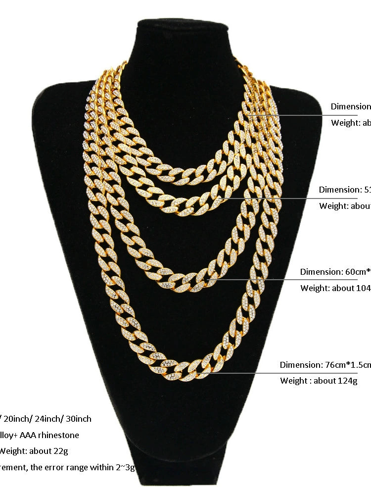 Personalized Men's Diamond Jackson Wang Same Style Cuban Link Chain
