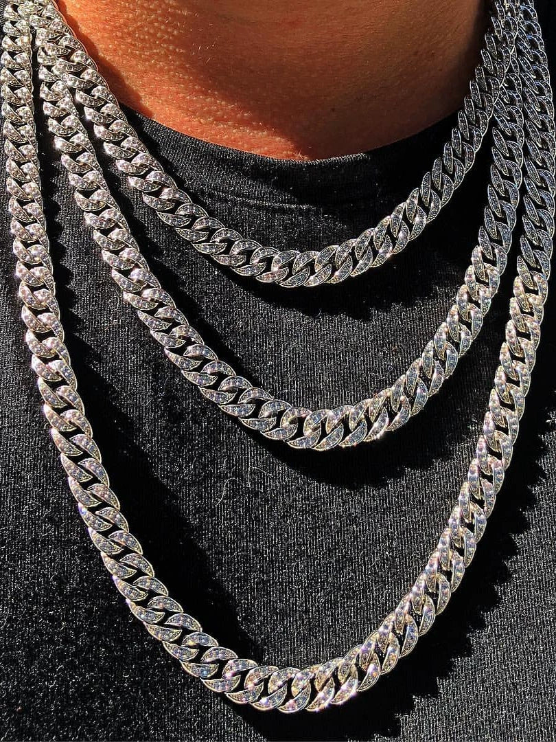 Personalized Men's Diamond Jackson Wang Same Style Cuban Link Chain