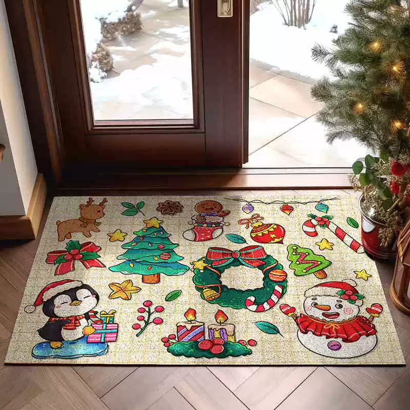 Christmas Decorations  Carpet Mat