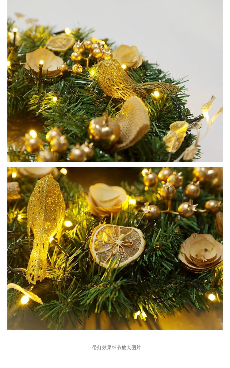 Christmas Wreath 30cm40/50/60cm Christmas Decorations Christmas Door Hanging Christmas Tree Wreath Ornaments