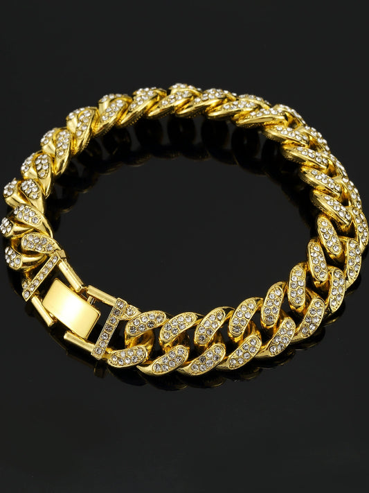 Personalized Men's Diamond Jackson Wang Same Style Cuban Link Chain