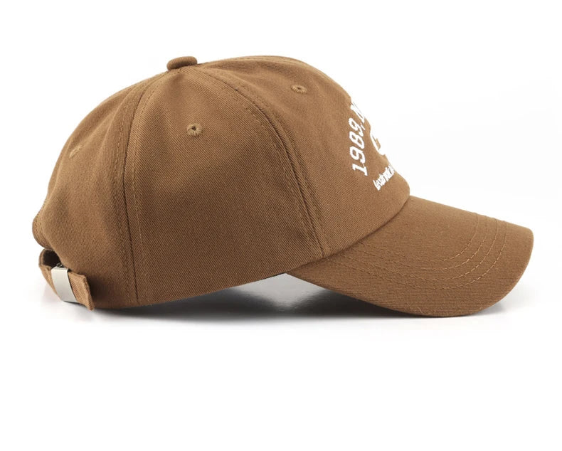 Korean Retro Baseball Hat Women's Autumn Winter Versatile Ins Street Letter Embroidered Caps Summer Couple Men