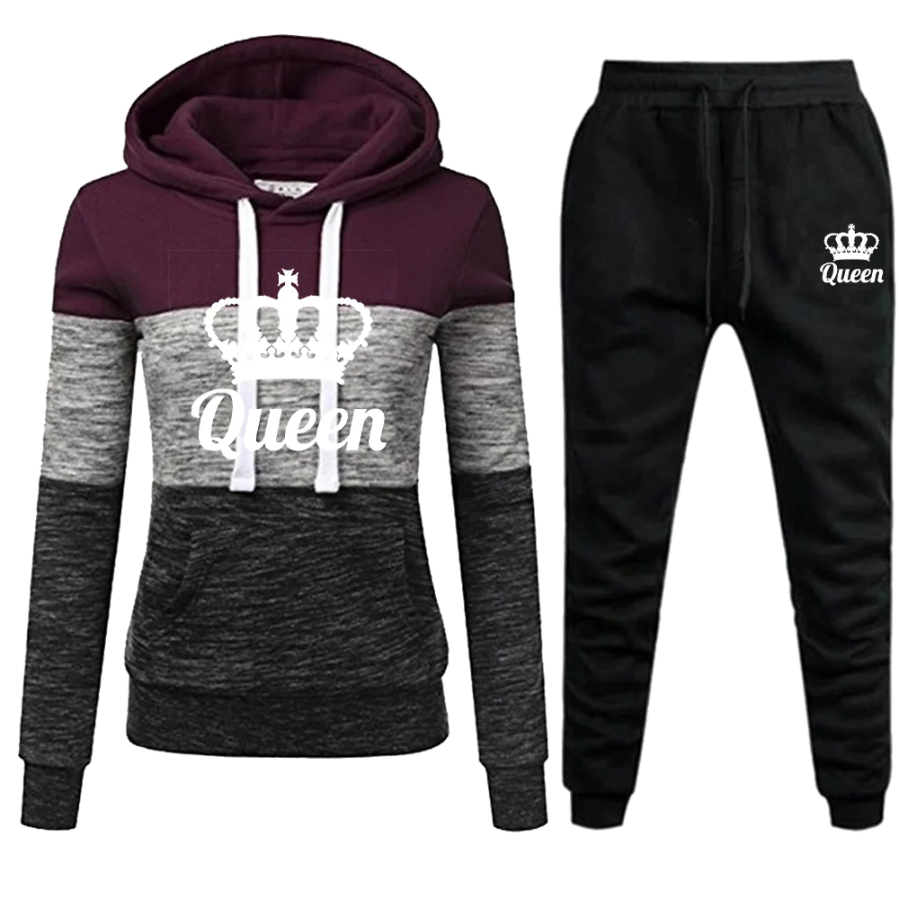 Women Queen Print Clothing Women's Sweatshirt Hoodies