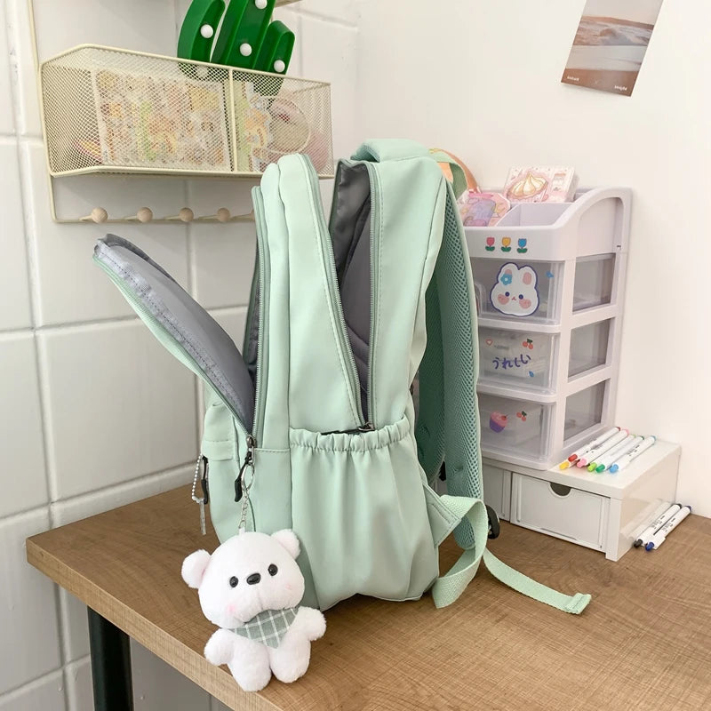 Waterproof College Backpack Trendy Women
