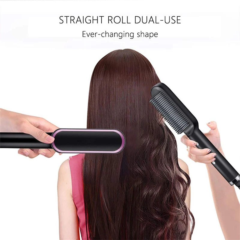 Hair Straightening and Curling Styling tool