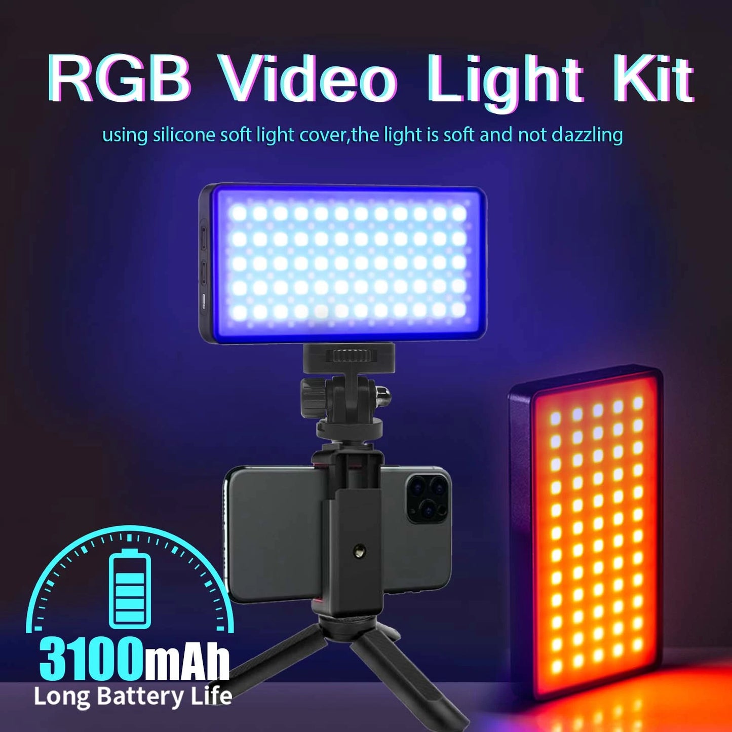 LED RGB Video Light Photography