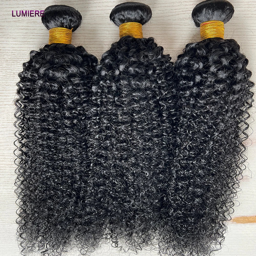 Afro Kinky Deep Curly Human Hair Bundle 100% Virgin Human Hair Unprocessed Hair Extension Top Quality Wholeasle 18A Double Weft