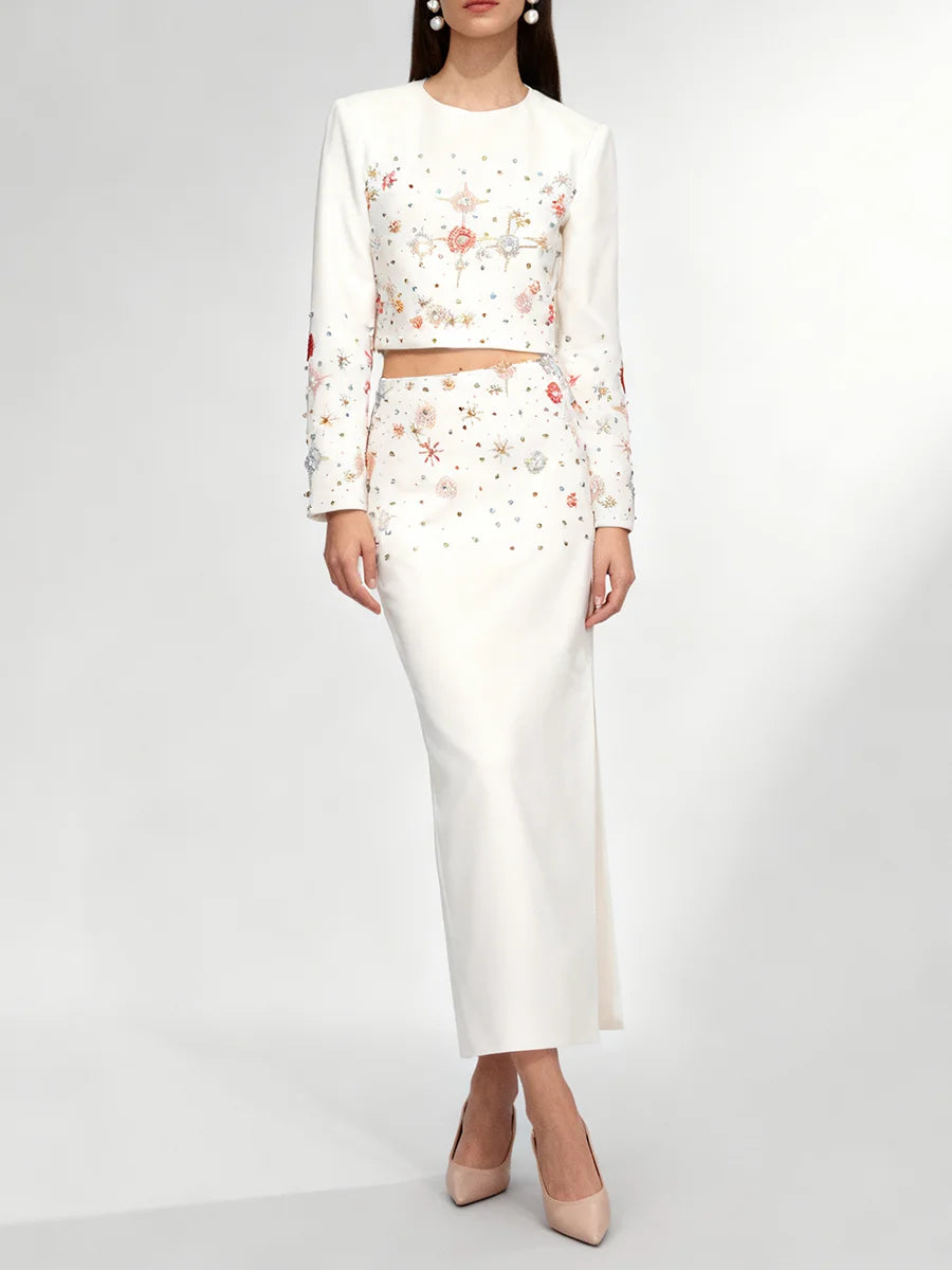 VGH Gorgeous Spliced Diamonds Solid Two Piece Sets