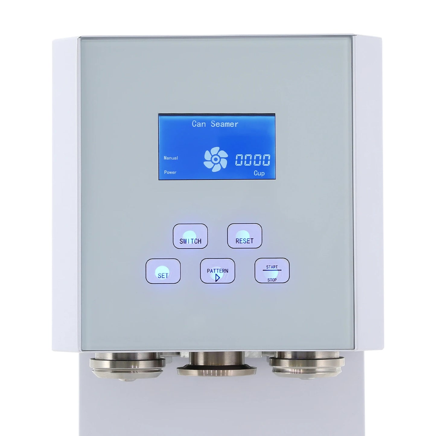 110V Beverage Seal Machine  Semi-Automatic Milk Tea Drink Bottle Sealer  Cans Seamer  5.5cm 370W