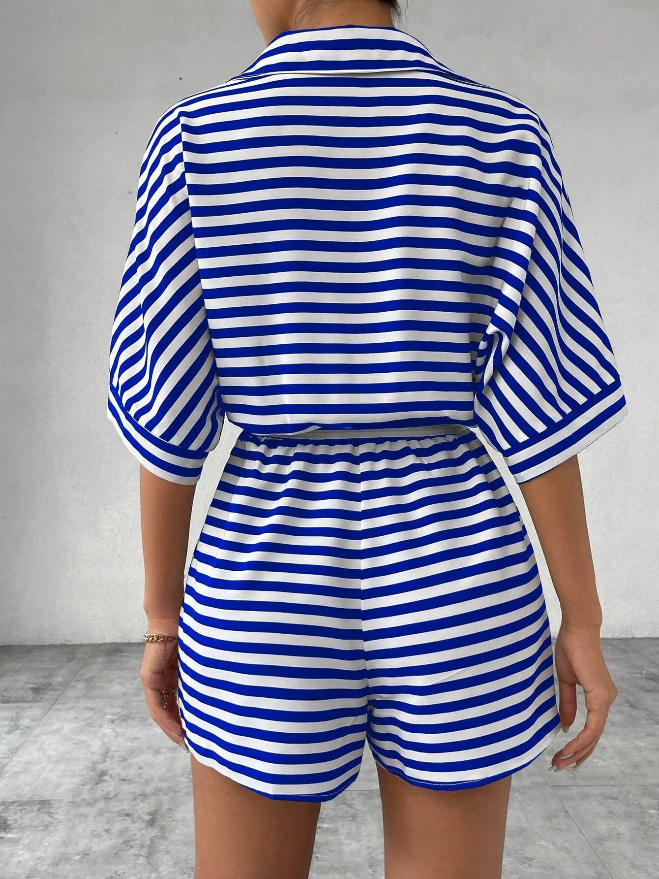 Shirt Top+ Shorts 2-piece Sets Woman