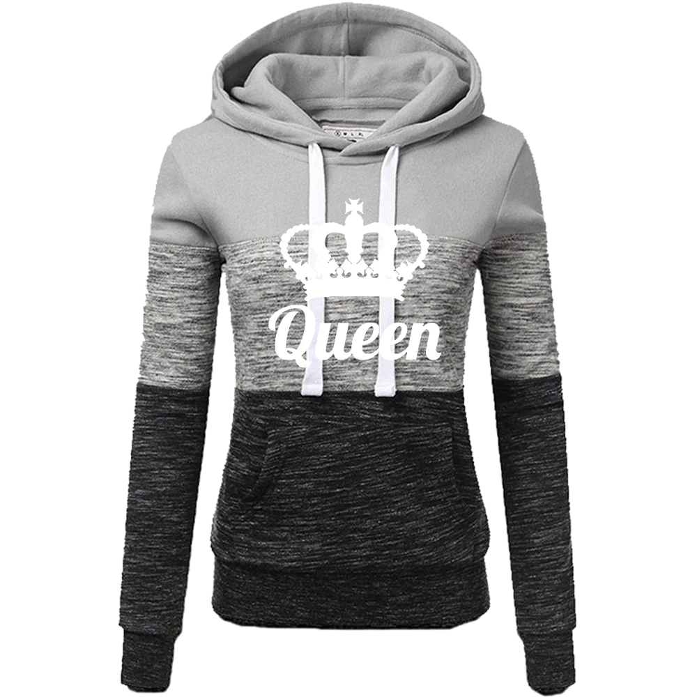 Women Queen Print Clothing Women's Sweatshirt Hoodies