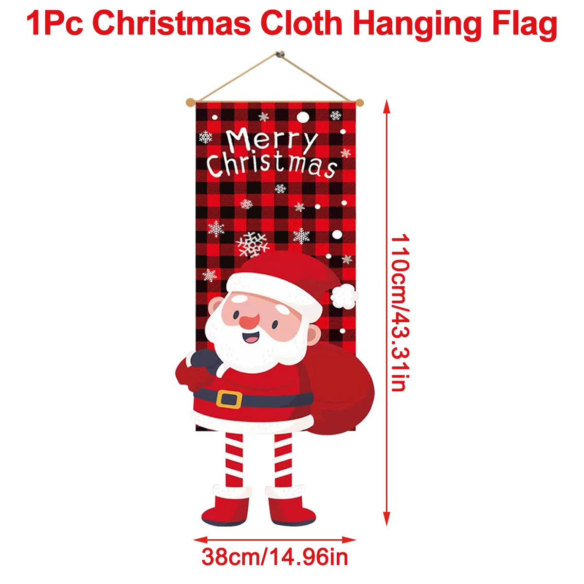 Christmas Hanging Flag Merry Christmas Decoration
