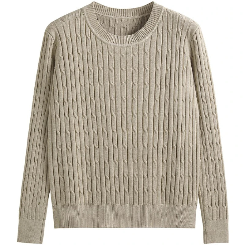 Women Cable-knit Thickening Sweater