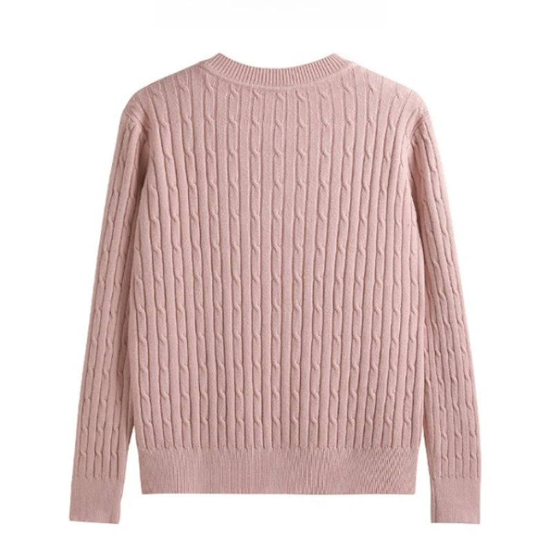 Women Cable-knit Thickening Sweater
