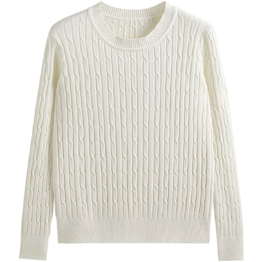 Women Cable-knit Thickening Sweater