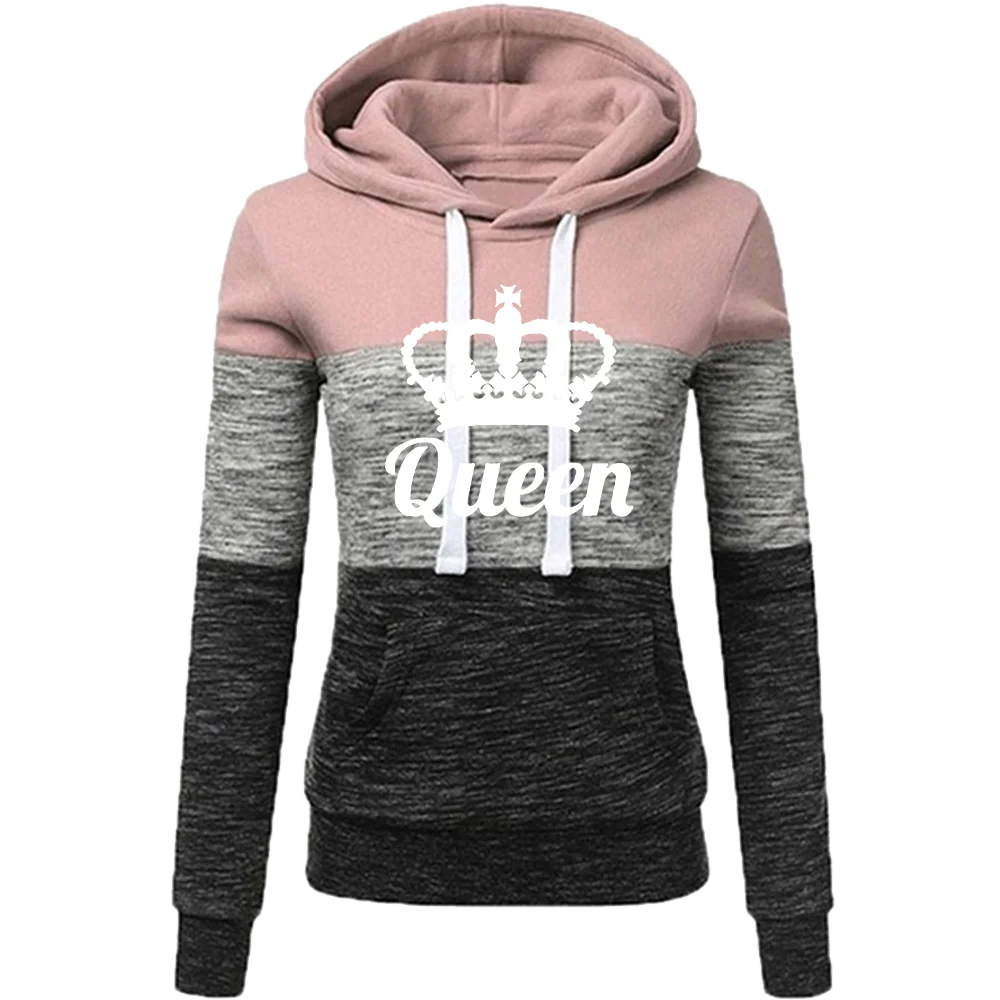 Women Queen Print Clothing Women's Sweatshirt Hoodies