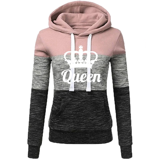 Women Queen Print Clothing Women's Sweatshirt Hoodies